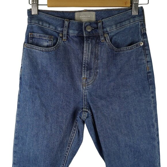 Everlane Womens The High Rise Skinny Jeans Size 24 Ankle - Picture 2 of 8